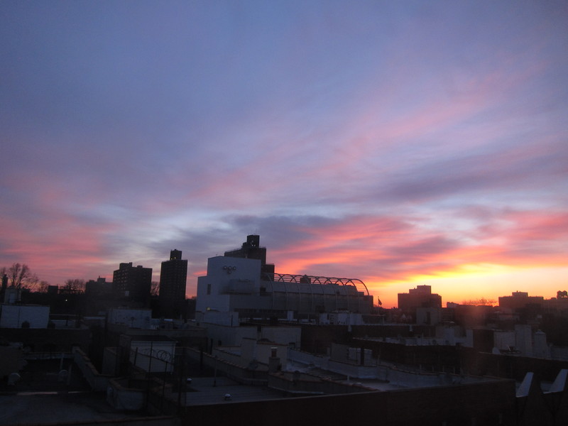 Sunrise over Washington heights