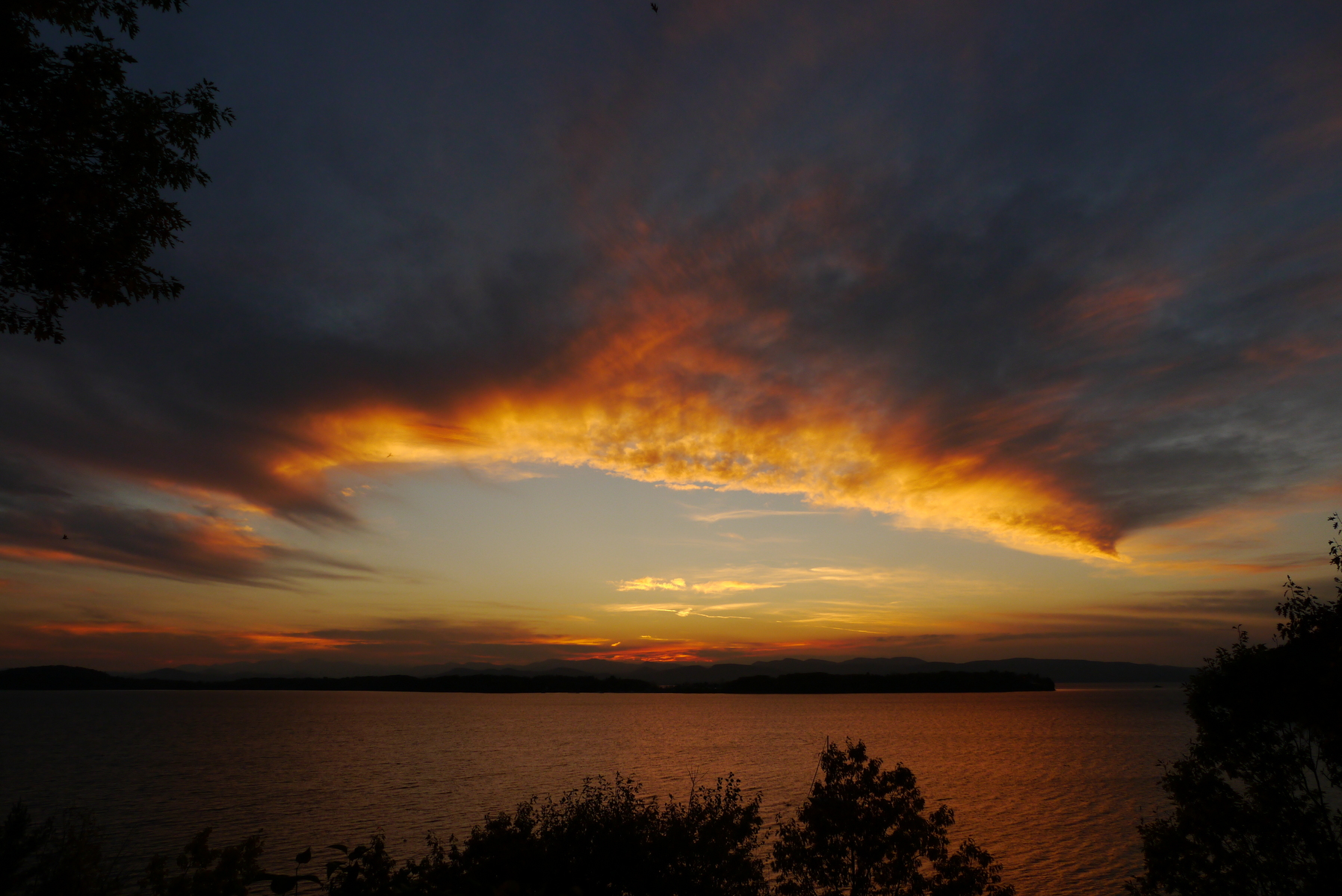 Lake Champlain sunset